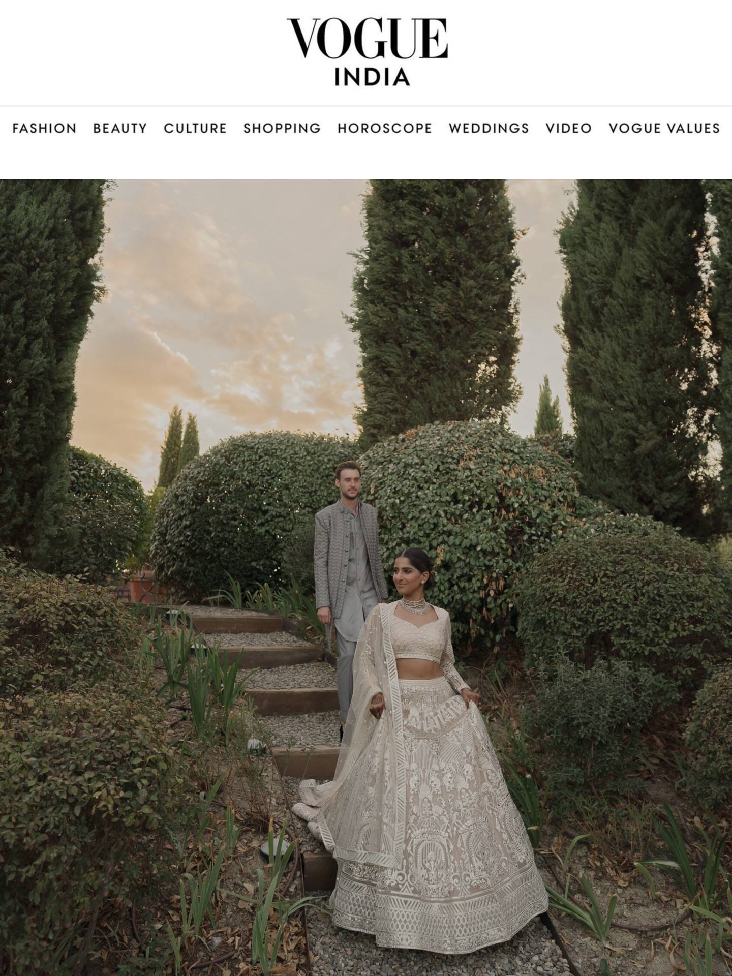Eventoile feature in Vogue India